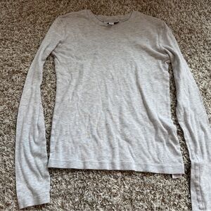 Topshop Heather Gray Long Sleeve small
